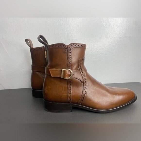 FRANCO CUADRA Women's Bootie in Genuine Leather Brown - Picture 4 of 13